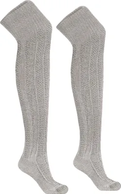 Produktbild von Lange Trachtensocken trachtenstrümpfe overknee Strümpfe 70cm, Größe:44-46, Farbe:Meliert