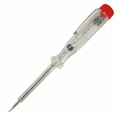 Produktbild von Ironside 120-103 Stromprüfer SB 3x65mm, silber/klar/rot