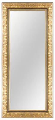 Imagen del producto de Espejo de pared en estilo barroco, con detalles en dorado y
