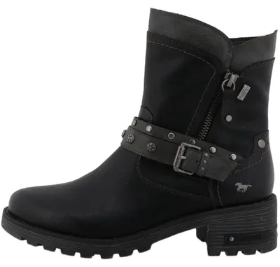 Image de Mustang Dames Élégant Bottine 15M0082002 noir