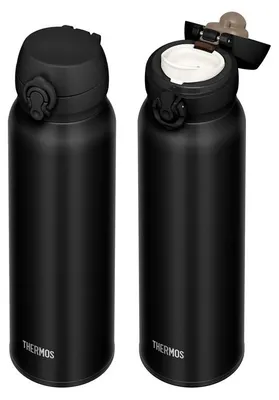 Immagine prodotto di Tazza termica THERMOS, colore nero opaco, capacità 0,75 litri