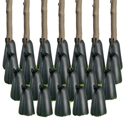 Produktbild von VEVOR Baum-Bewässerungstasche, 25 Packungen 20 Gallonen Bewässerungstaschen für neue Bäume, 5-9 Stunden langsame Freisetzung nachfüllbare Baum-Tropfbewässerungstaschen mit Reißverschluss, langlebiges Baum-Bewässerungssystem für gezielte Tiefenwurzeln, 20 Gallonen x 25-a