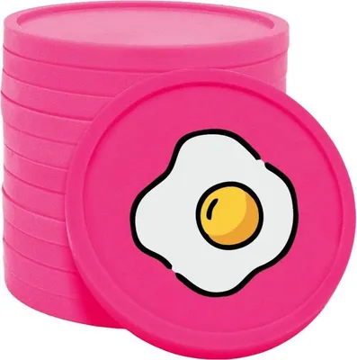 Immagine prodotto di Gettoni colazione CombiCraft rosa - Ø29mm - 100 pezzi