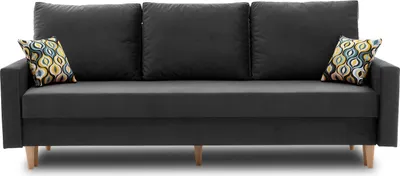 Produktbild von Wohnzimmer couch mit bettkasten, Schlafcouch, Sofa 3-sitzer, ETNA PRO Holzfüße