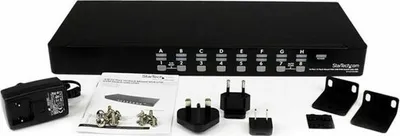 Produktbild von StarTech.com 16 Port 1U Rackmount USB KVM Switch with OSD (SV1631DUSBU)