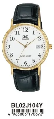 Produktbild von Q&Q Armbanduhr LADY DATE BL02J104Y