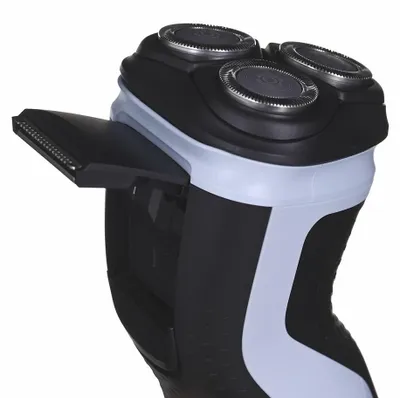 Zdjęcie produktu dla Philips Golarka Seria 3000X X3003/00 Golarka elektryczna do golenia na mokro i na sucho, Golarka rotacyjna, Niebieski, PowerCut blade system, Replace every 2 yrs with SH30, 2 lat(a), Bateria