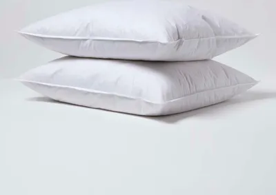 Produktbild von HOMESCAPES 2er-Set Federkissen 60 x 70 cm – Kopfkissen, mittel-weich gefüllt mit Entenfedern