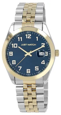 Produktbild von Herrenuhr Metall aus Edelstahl mit Datumsanzeige, 3 ATM wasserdicht, kürzbar