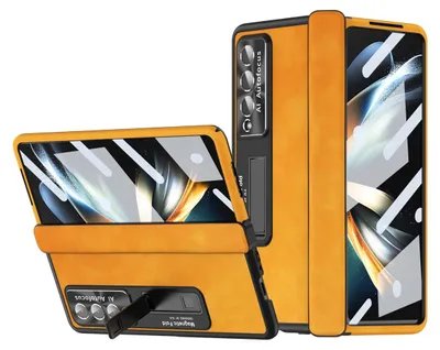 Obrázok produktu pre Pre Samsung Galaxy Z Fold4 5G 360° Napa magnetický kryt na mobilný telefón