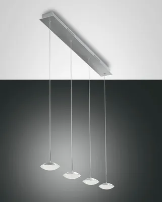 Produktbild von Fabas Luce LED Pendelleuchte Hale 2000x80mm 32W Warmweiß Aluminium dimmbar
