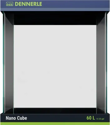 Produktbild von Dennerle Nano Cube, 60 Liter - 38 x 38 x 43 cm - Mini-Aquarium mit abgerundeten Ecken
