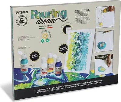 Obrázek produktu pro Primo PAINTSET3, Více, Akrylová barva, Gel, 100 ml, 7 kusů