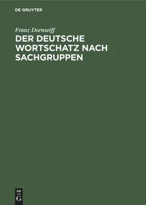 Produktbild von Der deutsche Wortschatz nach Sachgruppen