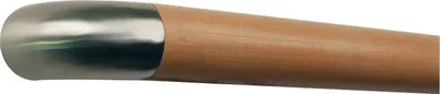 Produktbild von TIBU Buche Handlauf Holz Ø 42 mm Geländer 0,3m - 5m, Länge 390 cm und Enden Edelstahl Bogen ohne Halter