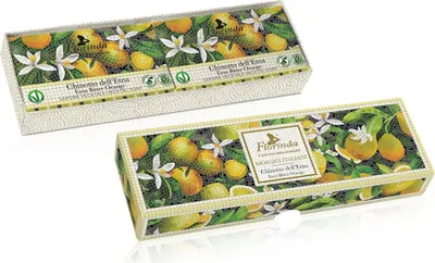 Immagine prodotto di Confezione regalo con due saponi Chinotto Dell’Etna da 200 g