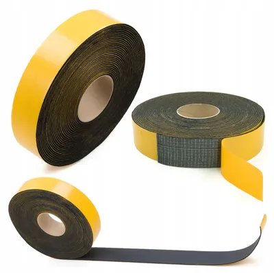 Produktbild von Bitmat Selbstklebendes Gummi-Dämmband 6mm x 50mm x 15m