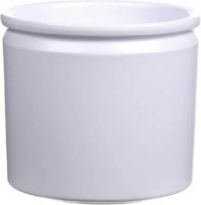 Produktbild von INNA-Glas Keramiktopf ALCHIBA, weiß-matt, 25,7 cm, Ø 27,8 cm - Pflanzentopf