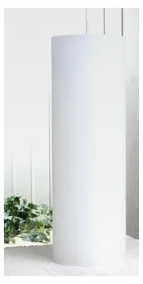 Produktbild von Rustikale Stumpenkerze Weiß, Höhe 30 cm, Ø 10 cm