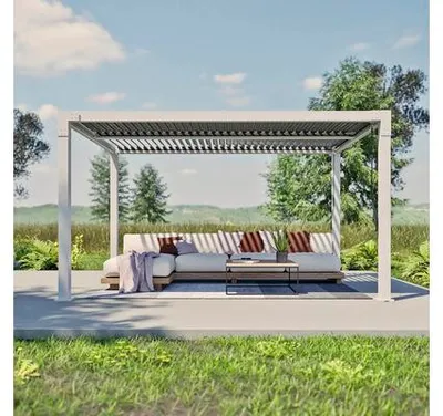 Zdjęcie produktu dla Sojag Hana 1013 – aluminiowa pergola z dachem lamelowym 3x4 m