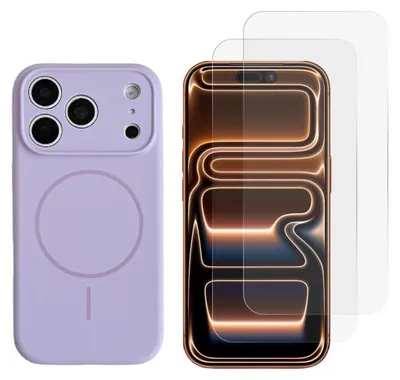 Produktbild von MagSafe Silikon Hülle + 2x Schutzglas für Apple iPhone 17 Pro mit Kameraschutz