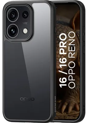 Produktbild von Handyhülle für Oppo Reno16 / Reno16 Pro, Dux Ducis Aimo, Transparent mit Schwarzen Rahmen