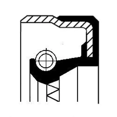 Imagen del producto de Junta SIMERING para vehículos VW, dimensiones 54x73x8