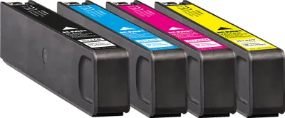 Produktbild von KMP Tintenpatrone passend für HP 913A L0R95AE,F6T77AE,F6T78AE,F6T79AE Multipack