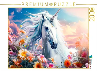 Produktbild von CALVENDO Puzzle Ein Motiv aus dem Kalender Einhorn und coole Sprüche | 2000 Teile Lege-Größe 90x67cm Foto-Puzzle für glückliche Stunden