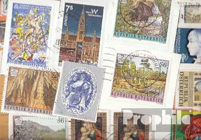 Produktbild von Briefmarken Österreich 100 Gramm Kiloware gestempelt