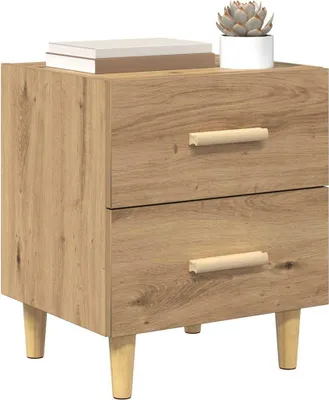 Obrázek produktu pro vidaXL Noční stolek Artisan dub 40 x 35 x 47,5 cm materiál na bázi dřeva