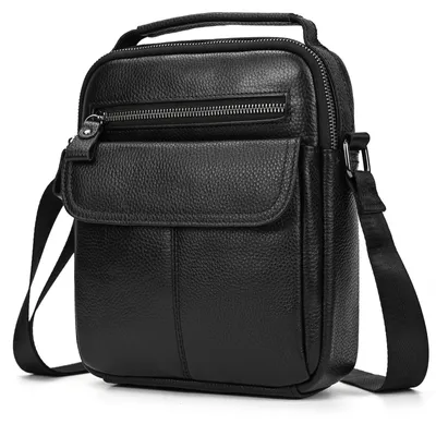 Image de Petite sacoche en cuir pour hommes