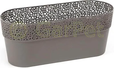 Produktbild von Übertopf Rosa anthrazit 380 oval