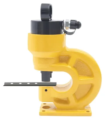 Productafbeelding van Hydraulische ponsmachine, capaciteit 31 ton, ergonomisch ontwerp, geel