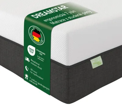 Obrázek produktu pro Prémiová matrace Skyflex s gelovou vrstvou | 90 x 200 cm | H2 & H3 | výška 18 cm | DREAMSTAR Skyflex Duo