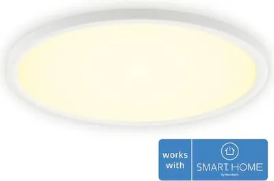 Produktbild von Philips Hue White ambience Tento rundes WA LED-Deckenpanel 42,1 cm weiß, Bluetooth/Zigbee, Weiß, 2200 K, 6500 K, 23 W, 25000 h
