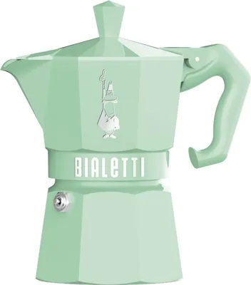 Produktbild von 3-tassen-kaffeemaschine im italienischen stil, pastellgrün Bialetti 0009057