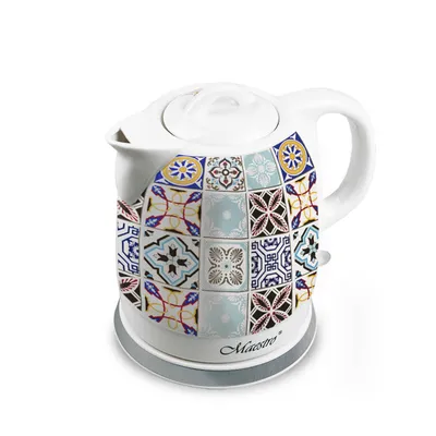 Produktbild von Maestro Keramik-Wasserkocher kabellos 1200W Fassungsvermögen 1,5l MR-066-Porto