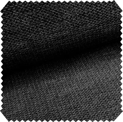 Produktbild von novely® MUDAU SOFT Samtweicher Chenille-Polsterstoff - Melierter Möbelstoff - Grober Struktur-Stoff - Mélange Meterware 1lfm - Farbe: 19 Schwarz