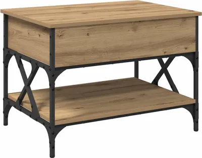 Image de vidaXL Table basse Artisan-Chêne 70x50x50cm Bois composite