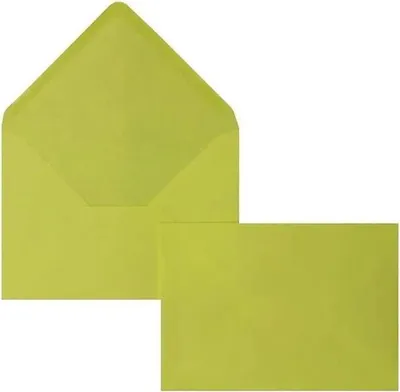 Produktbild von Briefumschläge 125x175mm (DIN B6) 100g/qm gummiert VE=100 Stück pastellgelb