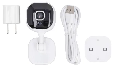 Produktbild von WiFi-Überwachungskamera, 360-Grad-Panoramaansicht, Bewegungserkennung, intelligente HD-Sicherheit für Zuhause