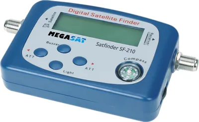 Produktbild von Megasat SF-210, 1 Stück(e), Blau, Grau, Digital, F-Typ, F-Typ, Gleichstrom