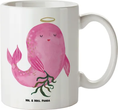 Produktbild von Mr. & Mrs. Panda XL Tasse Sternzeichen Jungfrau - Weiß - Geschenk, XL Teetasse, Meerjungfrau, Tierkreiszeichen, Jungfrau Sternzeichen, XL Becher, Astrologie, Aszendent