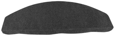 Obrázok produktu pre Sada 15 kusov rohoží na schody – samolepiace kobercové rohože – protišmykové – podložka z PVC – 100 % polyester – 65 x 25 x 4 cm – čierna