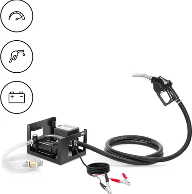 Produktbild von MSW Dieselpumpe mit Zählwerk - 12 V - 72 l/min - 200/360 W