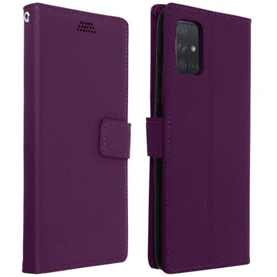 Immagine prodotto di Samsung Galaxy A51 flip cover con slot per schede e funzione stand - Viola