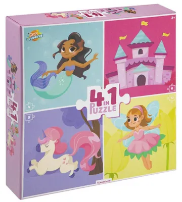 Productafbeelding van TOY UNIVERSE Puzzel, Pohdkov Wereld, 4-in-1 (4, 6, 9, 12 stukjes)