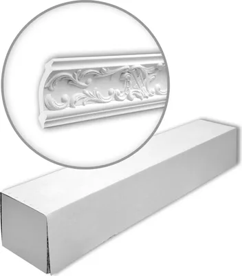 Obrázek produktu pro Římsy Profhome 150125 1 karton s 12 ozdobnými lištami 24 m