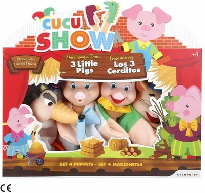 Zdjęcie produktu dla Plüschmarionette 3 Little Pigs